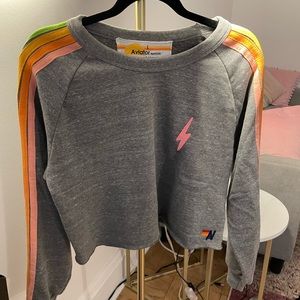 Aviator Nation Cropped Crew